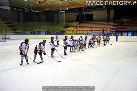 2013-12-22 Hockey Milano Rossoblu U12-Courmayeur 0091 Squadra